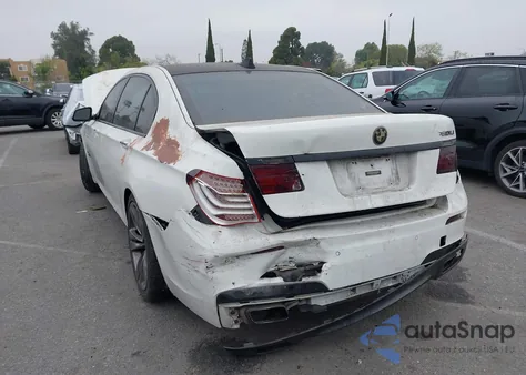 2012 BMW 740Li z USA, uszkodzony, nr VIN WBAKB4C53CC576828